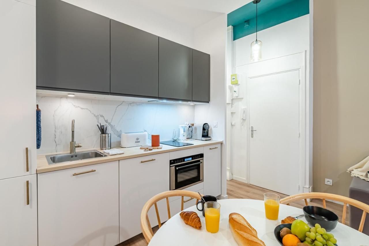 T3 Tout Confort, Moderne, En Centre Ville Marseilles Buitenkant foto