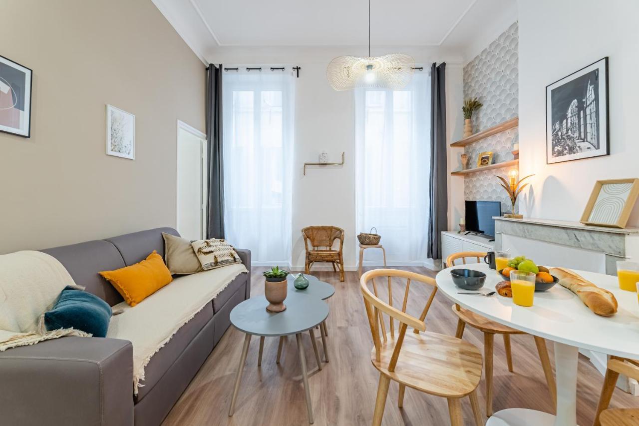 T3 Tout Confort, Moderne, En Centre Ville Marseilles Buitenkant foto